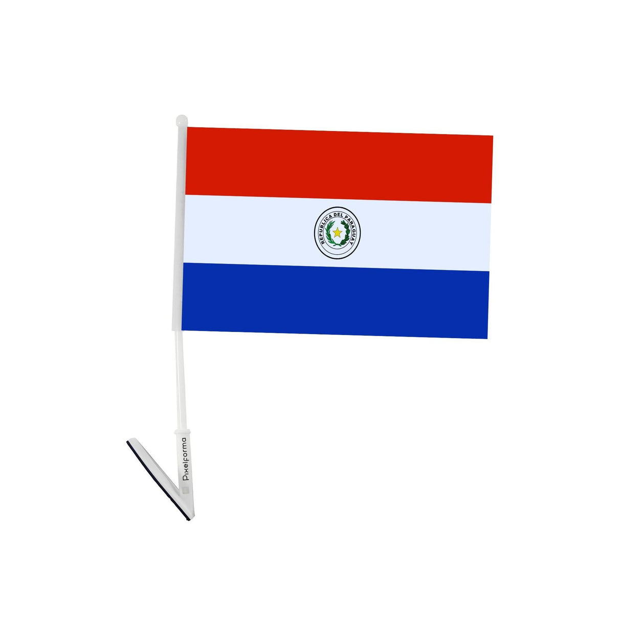 Drapeau adhésif du Paraguay - Pixelforma 