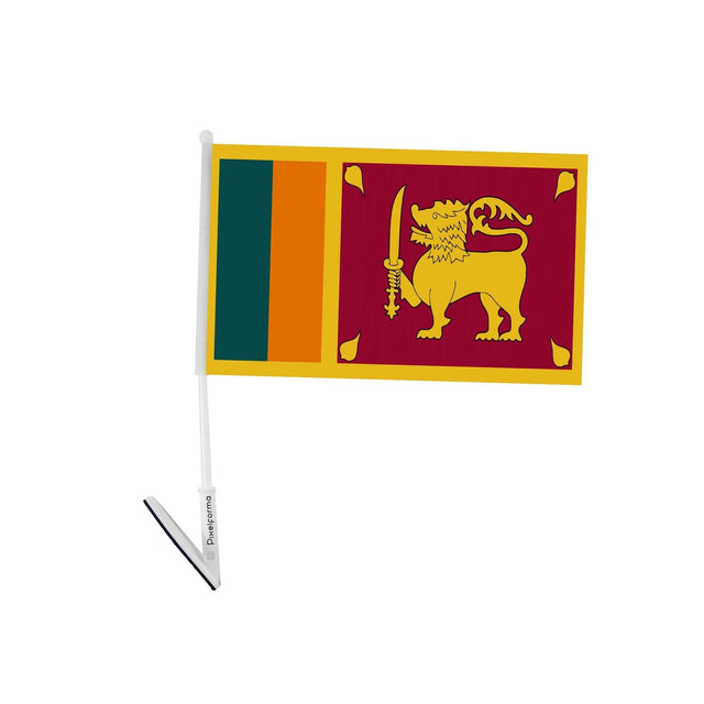 Drapeau adhésif du Sri Lanka - Pixelforma 
