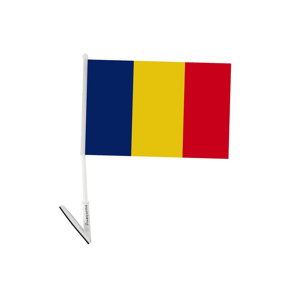 Drapeau adhésif du Tchad - Pixelforma 