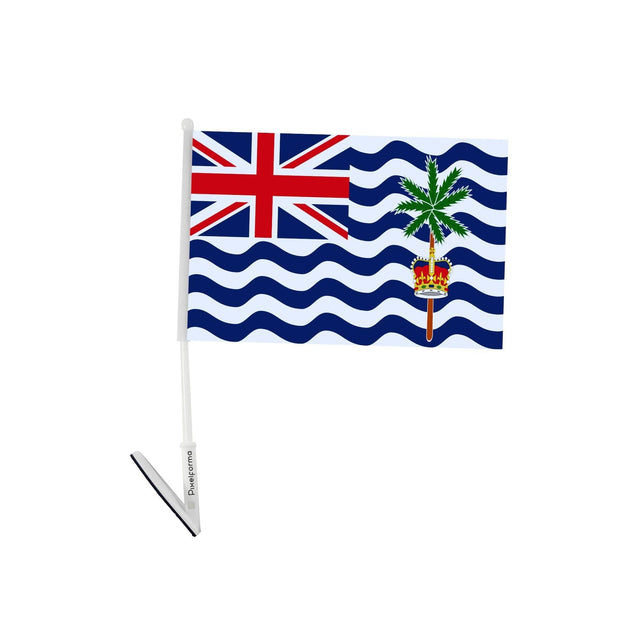 Drapeau adhésif du Territoire britannique de l'océan Indien - Pixelforma 