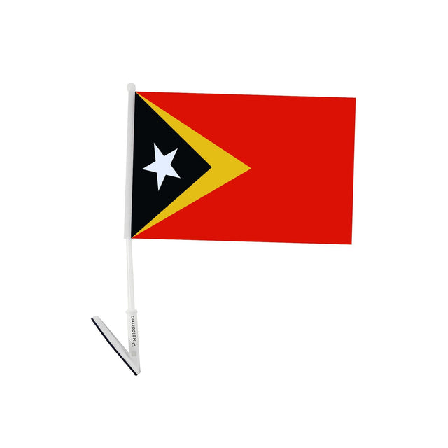 Drapeau adhésif du Timor oriental - Pixelforma 