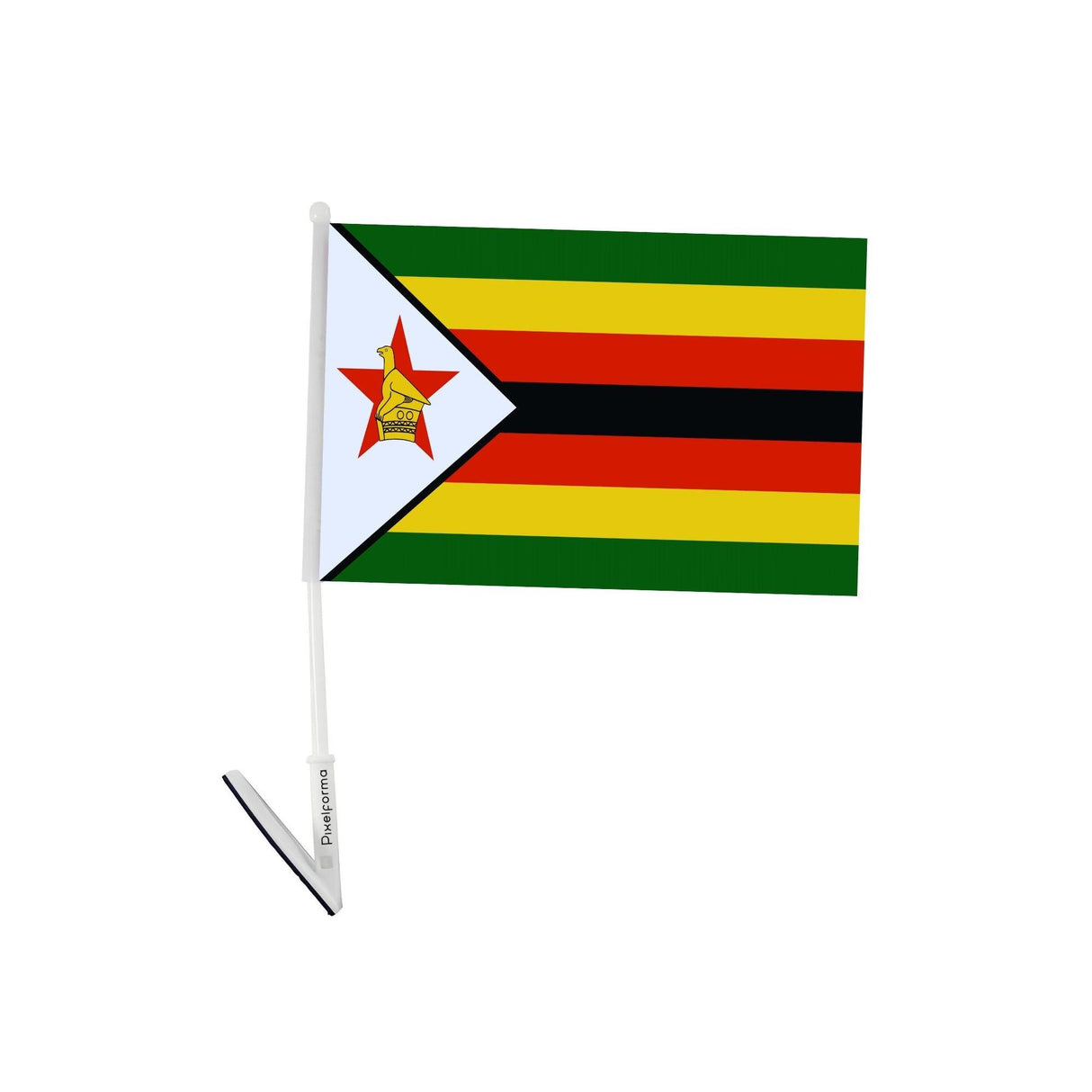 Drapeau adhésif du Zimbabwe - Pixelforma 