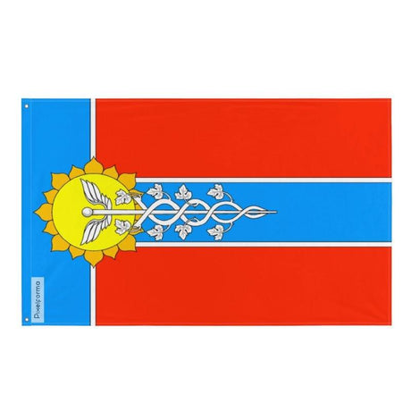 Drapeau Armavir (Russie) en plusieurs tailles 100 % polyester Imprimer avec Double ourlet - Pixelforma 
