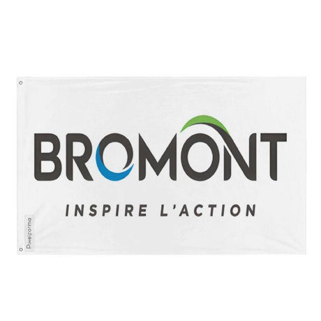 Drapeau Bromont en plusieurs tailles 100 % polyester Imprimer avec Double ourlet - Pixelforma 