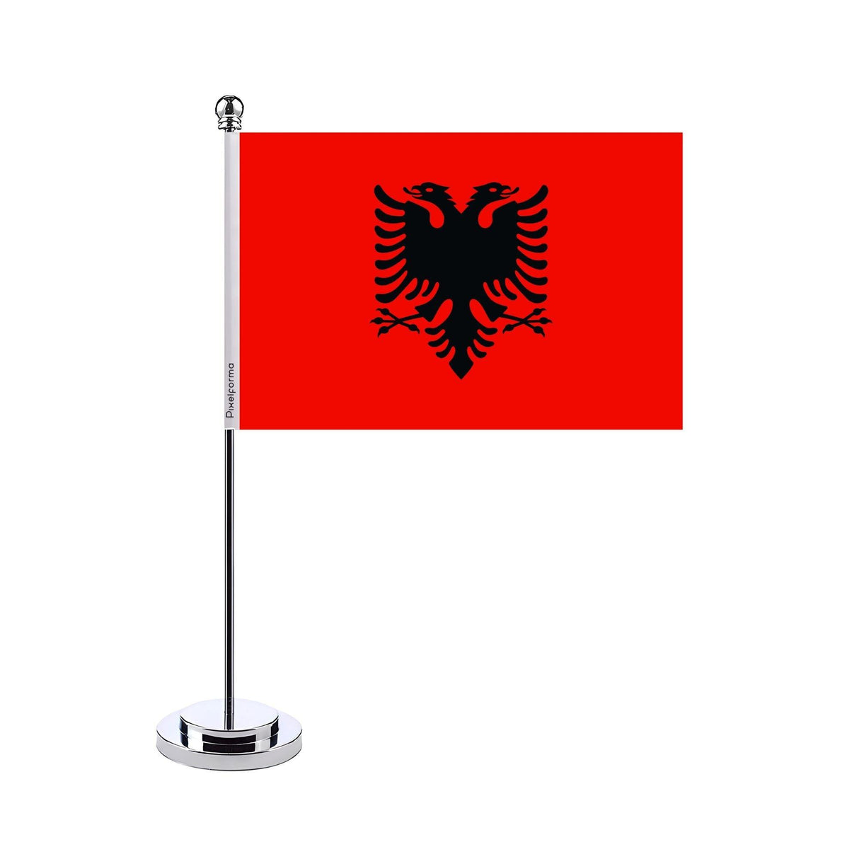 Drapeau bureau de l'Albanie - Pixelforma 