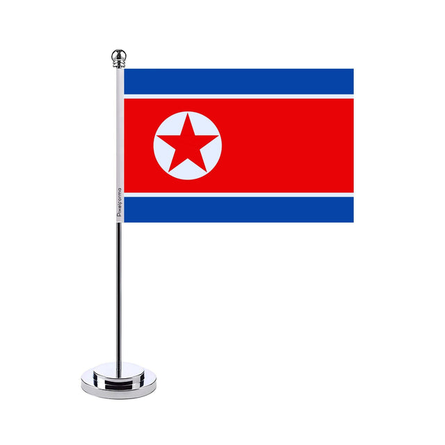 Drapeau bureau de la Corée du Nord - Pixelforma 
