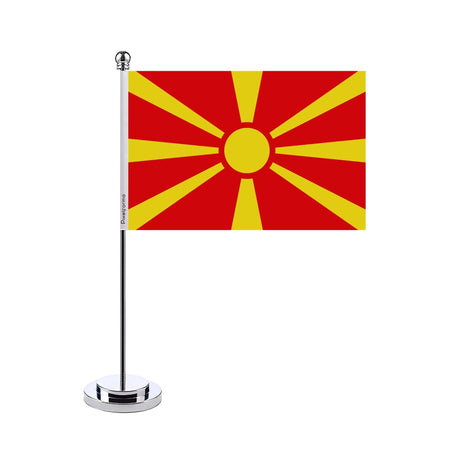Drapeau bureau de la Macédoine du Nord - Pixelforma 