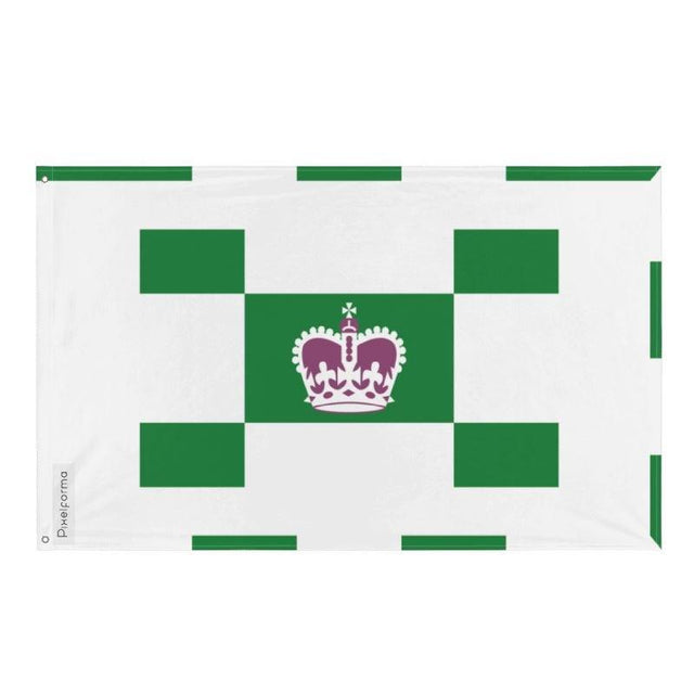 Drapeau Charlottetown en plusieurs tailles 100 % polyester Imprimer avec Double ourlet - Pixelforma 