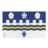 Drapeau Coquitlam en plusieurs tailles 100 % polyester Imprimer avec Double ourlet - Pixelforma 