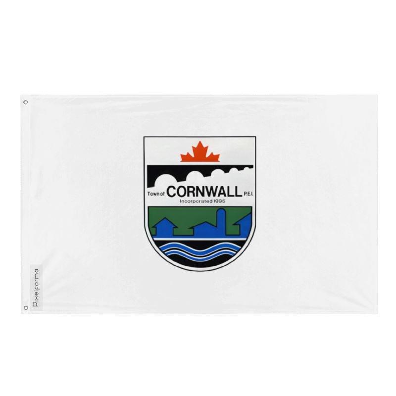 Drapeau Cornwall en plusieurs tailles 100 % polyester Imprimer avec Double ourlet - Pixelforma 