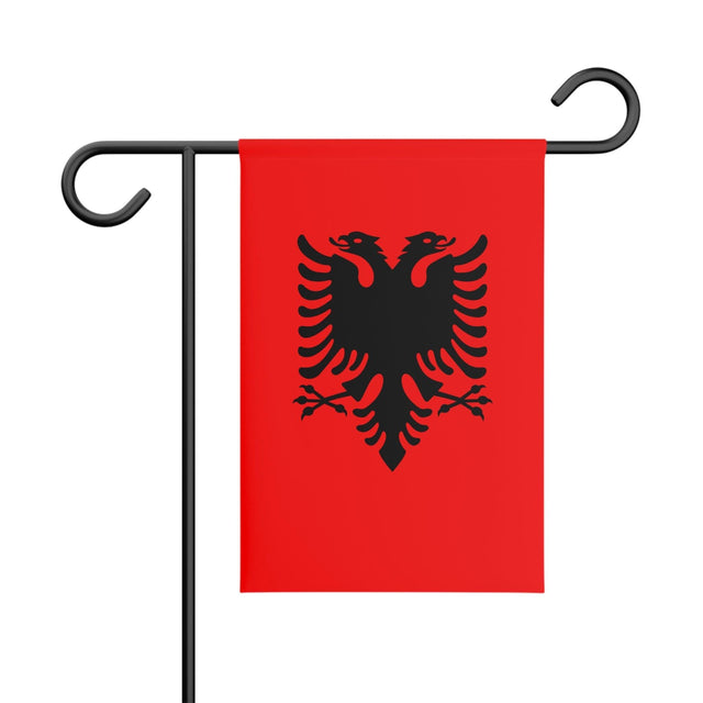 Drapeau de Jardin de l'Albanie - Pixelforma 
