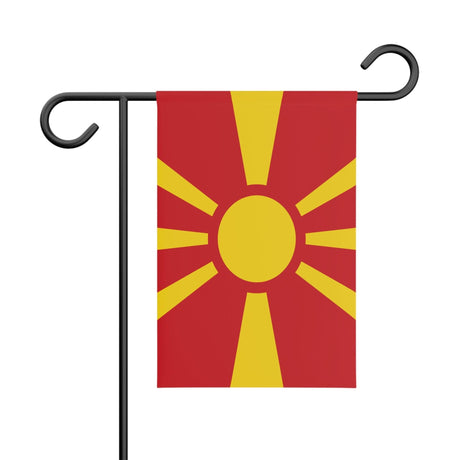 Drapeau de Jardin de la Macédoine du Nord - Pixelforma 