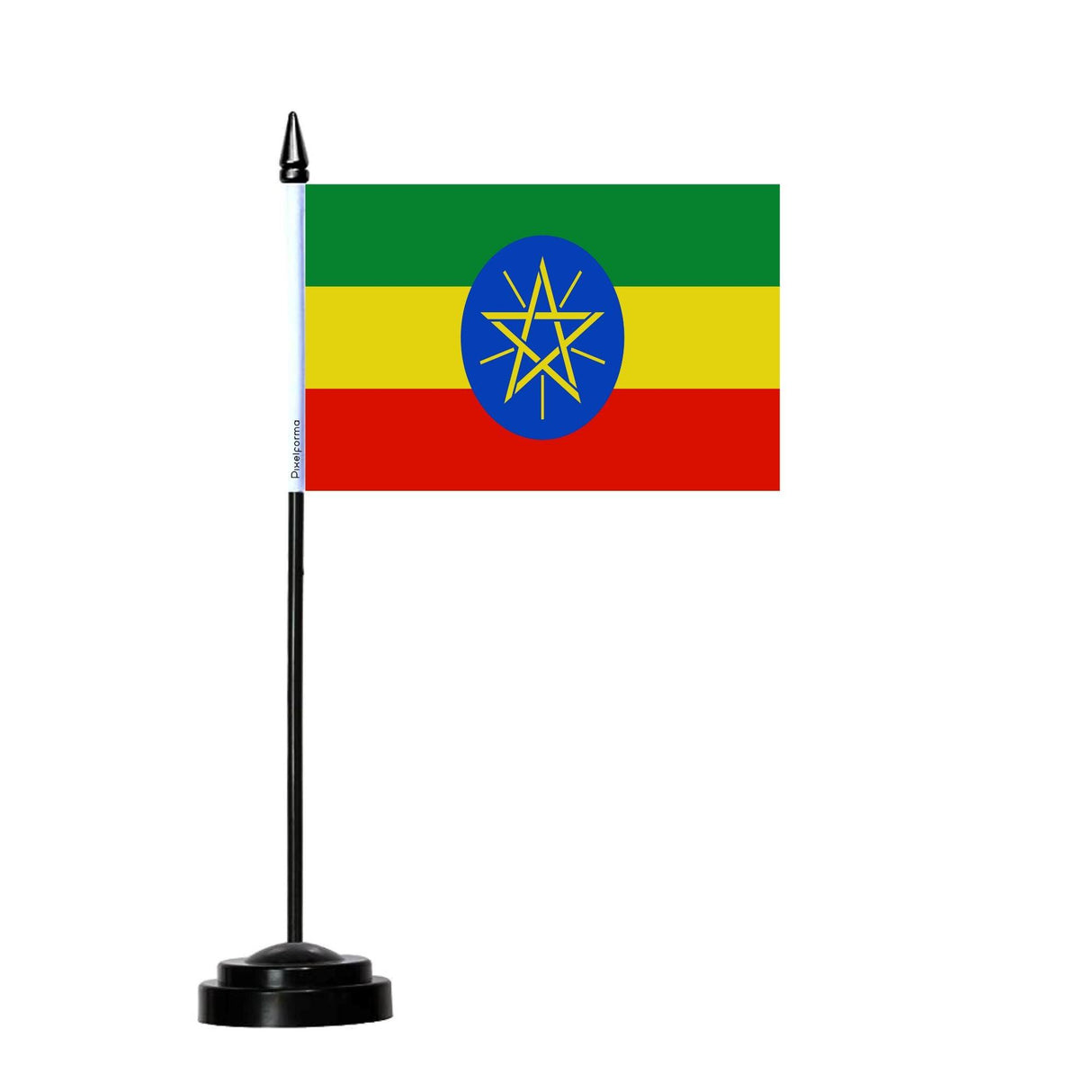 Drapeau de Table de l'Éthiopie - Pixelforma 