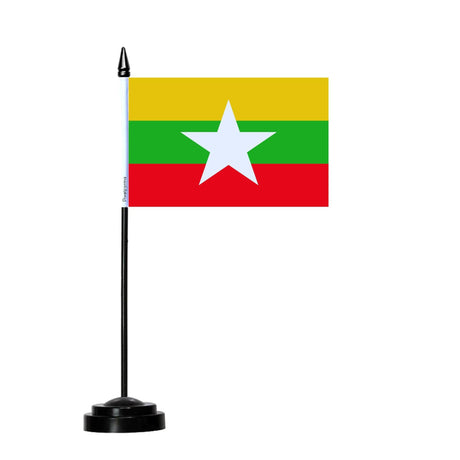 Drapeau de Table de la Birmanie - Pixelforma 