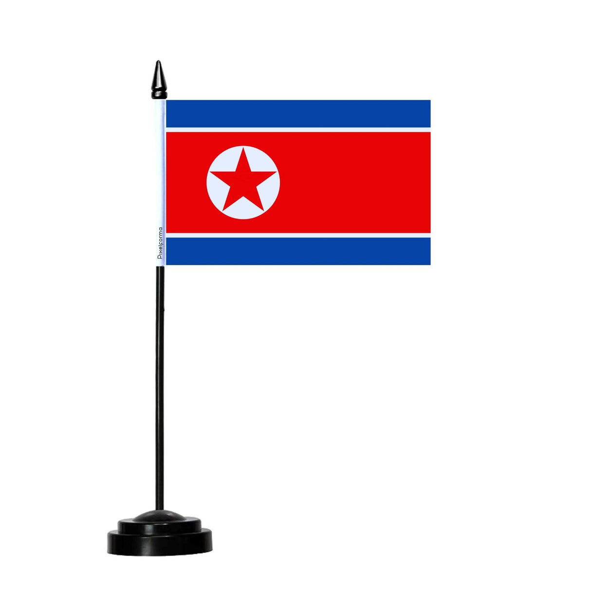 Drapeau de Table de la Corée du Nord - Pixelforma 