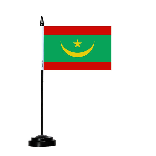 Drapeau de Table de la Mauritanie officiel - Pixelforma 
