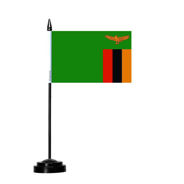 Drapeau de Table de la Zambie - Pixelforma 