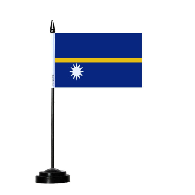 Drapeau de Table de Nauru - Pixelforma 