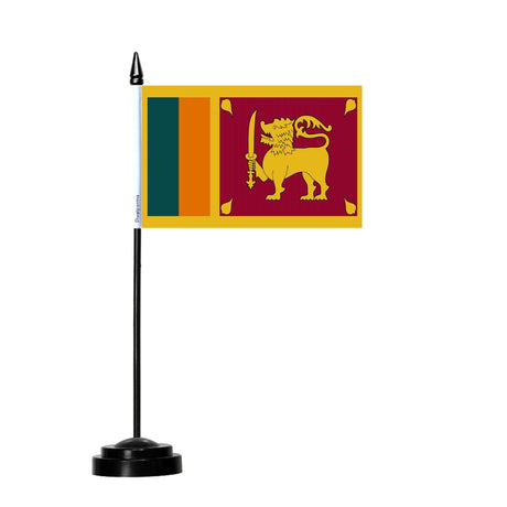 Drapeau de Table du Sri Lanka - Pixelforma 