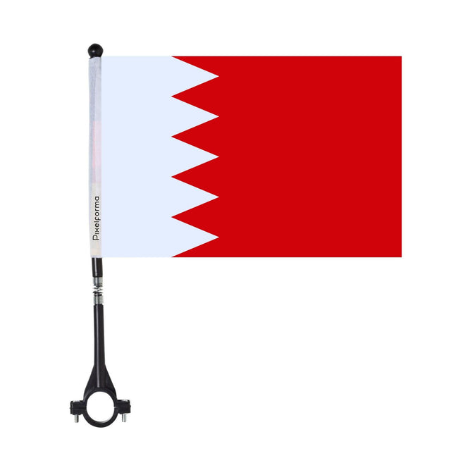 Drapeau de vélo de Bahreïn en polyester - Pixelforma 