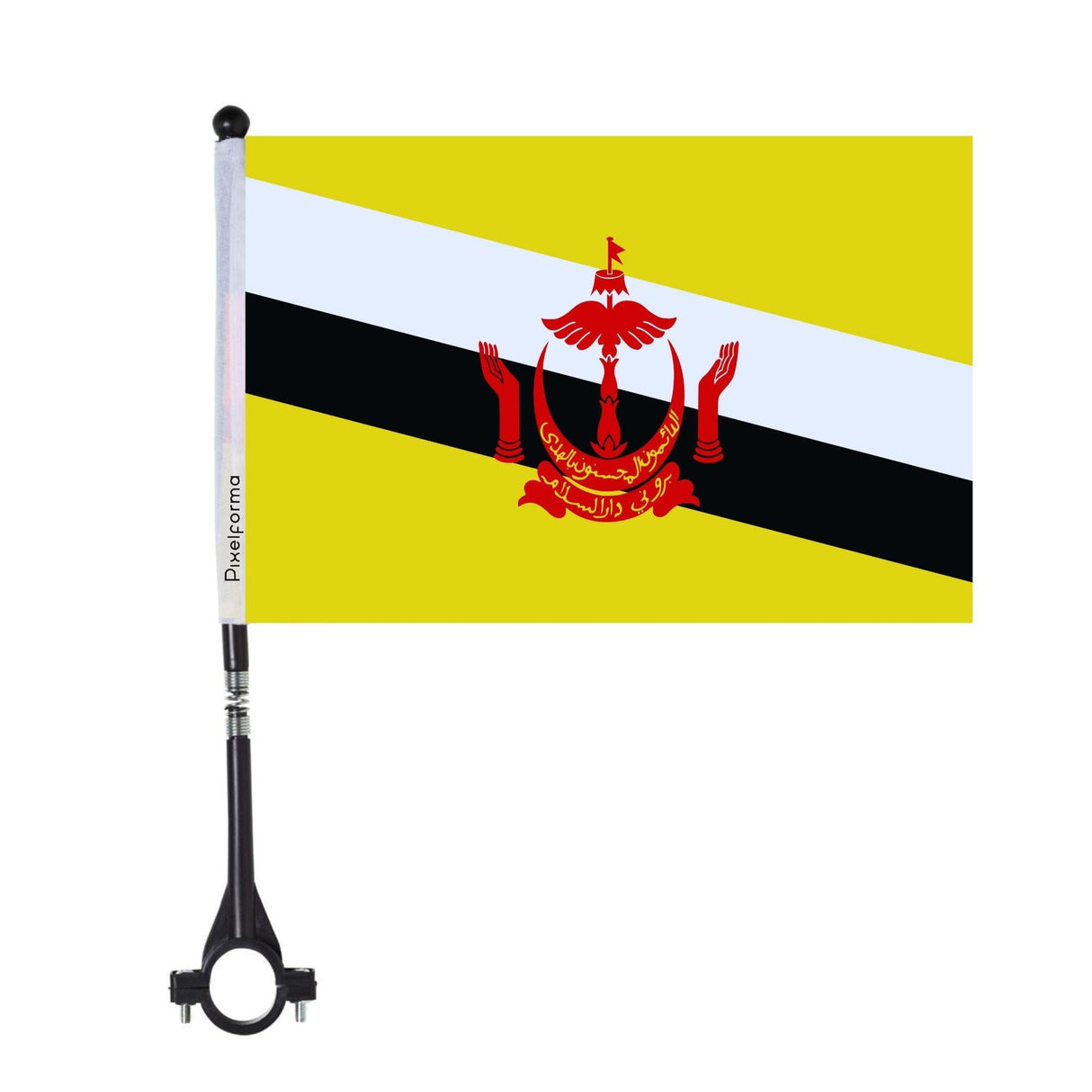 Drapeau de vélo de Brunei en polyester - Pixelforma 