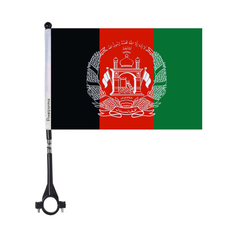 Drapeau de vélo de l'Afghanistan en polyester - Pixelforma 