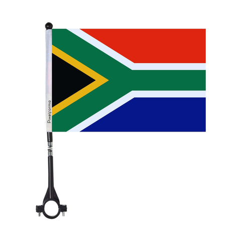 Drapeau de vélo de l'Afrique du Sud en polyester - Pixelforma 