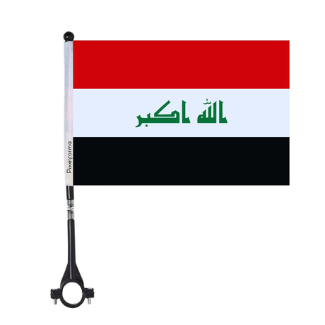 Drapeau de vélo de l'Irak en polyester - Pixelforma 