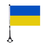 Drapeau de vélo de l'Ukraine en polyester - Pixelforma 