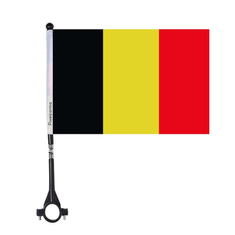 Drapeau de vélo de la Belgique en polyester - Pixelforma 