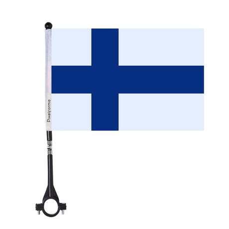 Drapeau de vélo de la Finlande en polyester - Pixelforma 