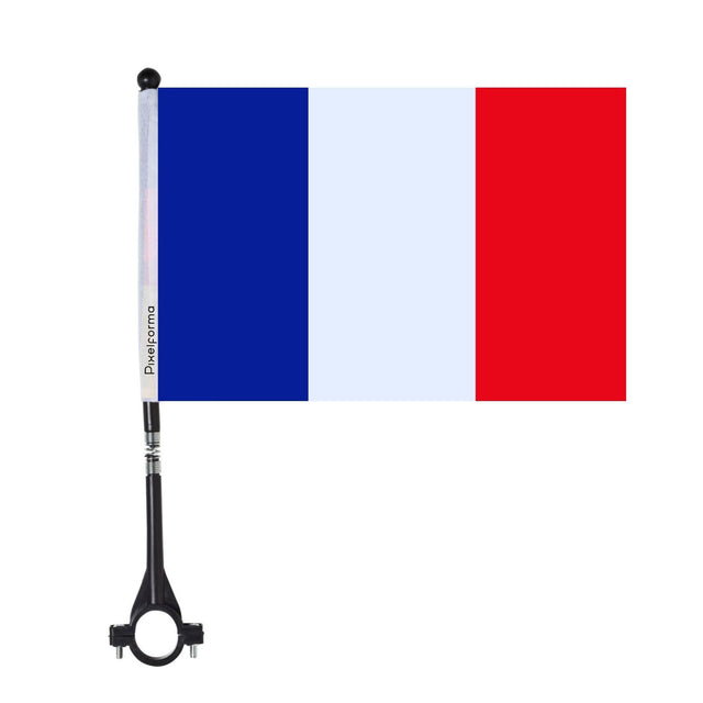 Drapeau de vélo de la France en polyester - Pixelforma 