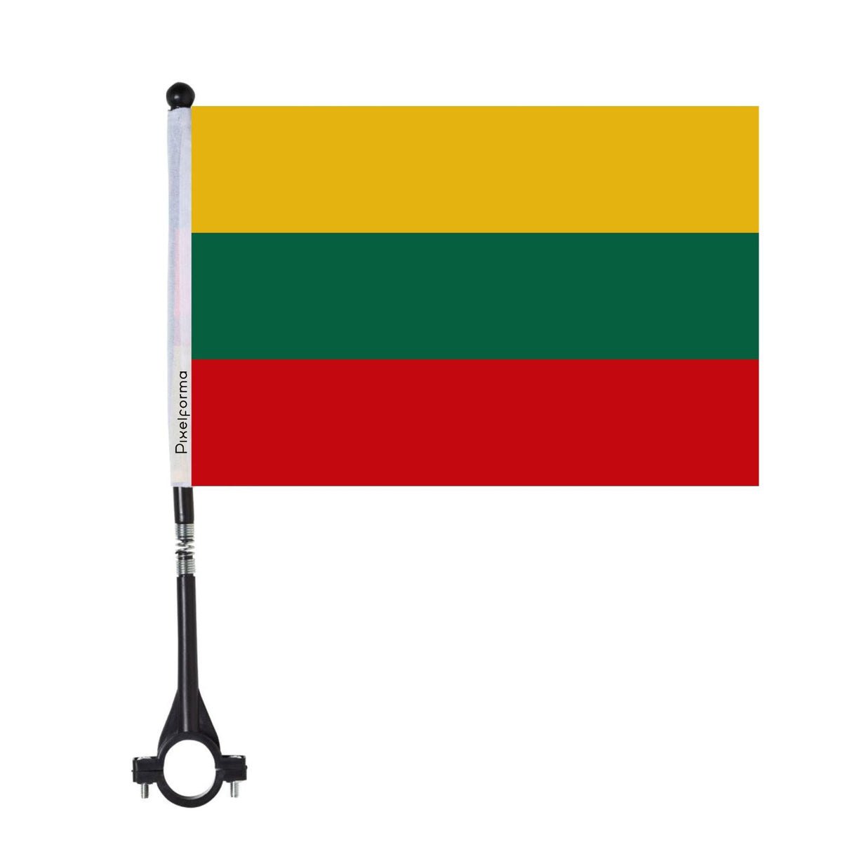 Drapeau de vélo de la Lituanie en polyester - Pixelforma 