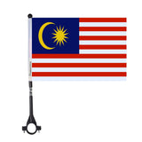 Drapeau de vélo de la Malaisie en polyester - Pixelforma 