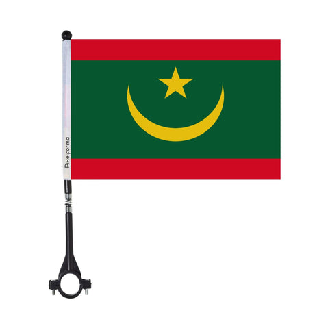Drapeau de vélo de la Mauritanie en polyester - Pixelforma 
