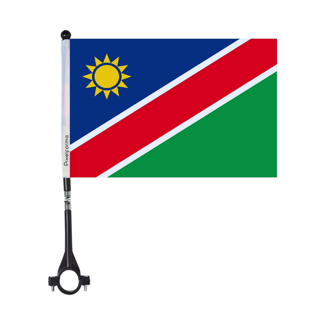 Drapeau de vélo de la Namibie en polyester - Pixelforma 