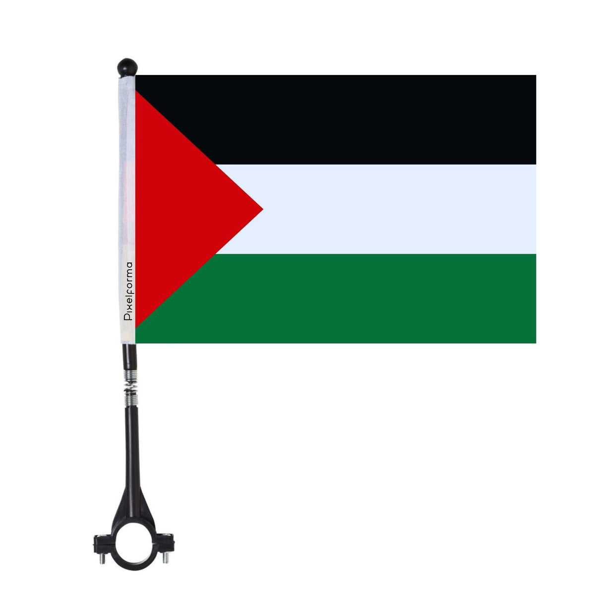 Drapeau de vélo de la Palestine en polyester - Pixelforma 