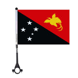 Drapeau de vélo de la Papouasie-Nouvelle-Guinée en polyester - Pixelforma 