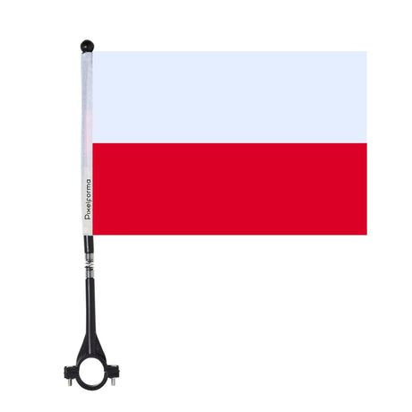 Drapeau de vélo de la Pologne en polyester - Pixelforma 