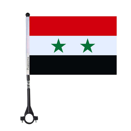 Drapeau de vélo de la Syrie en polyester - Pixelforma 