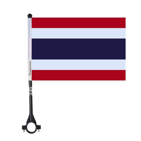 Drapeau de vélo de la Thaïlande en polyester - Pixelforma 