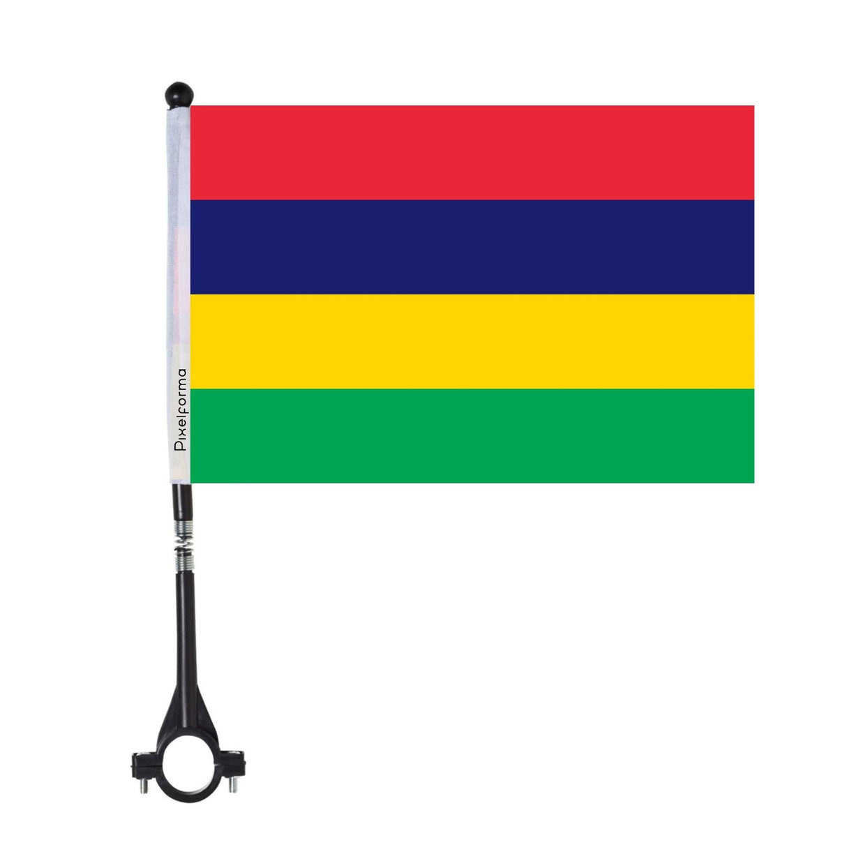 Drapeau de vélo de Maurice en polyester - Pixelforma 