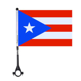 Drapeau de vélo de Porto Rico en polyester - Pixelforma 