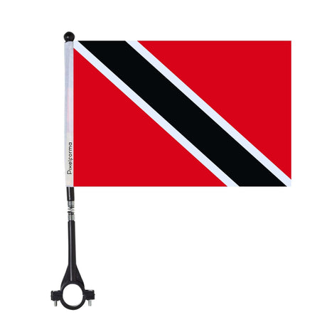 Drapeau de vélo de Trinité-et-Tobago en polyester - Pixelforma 