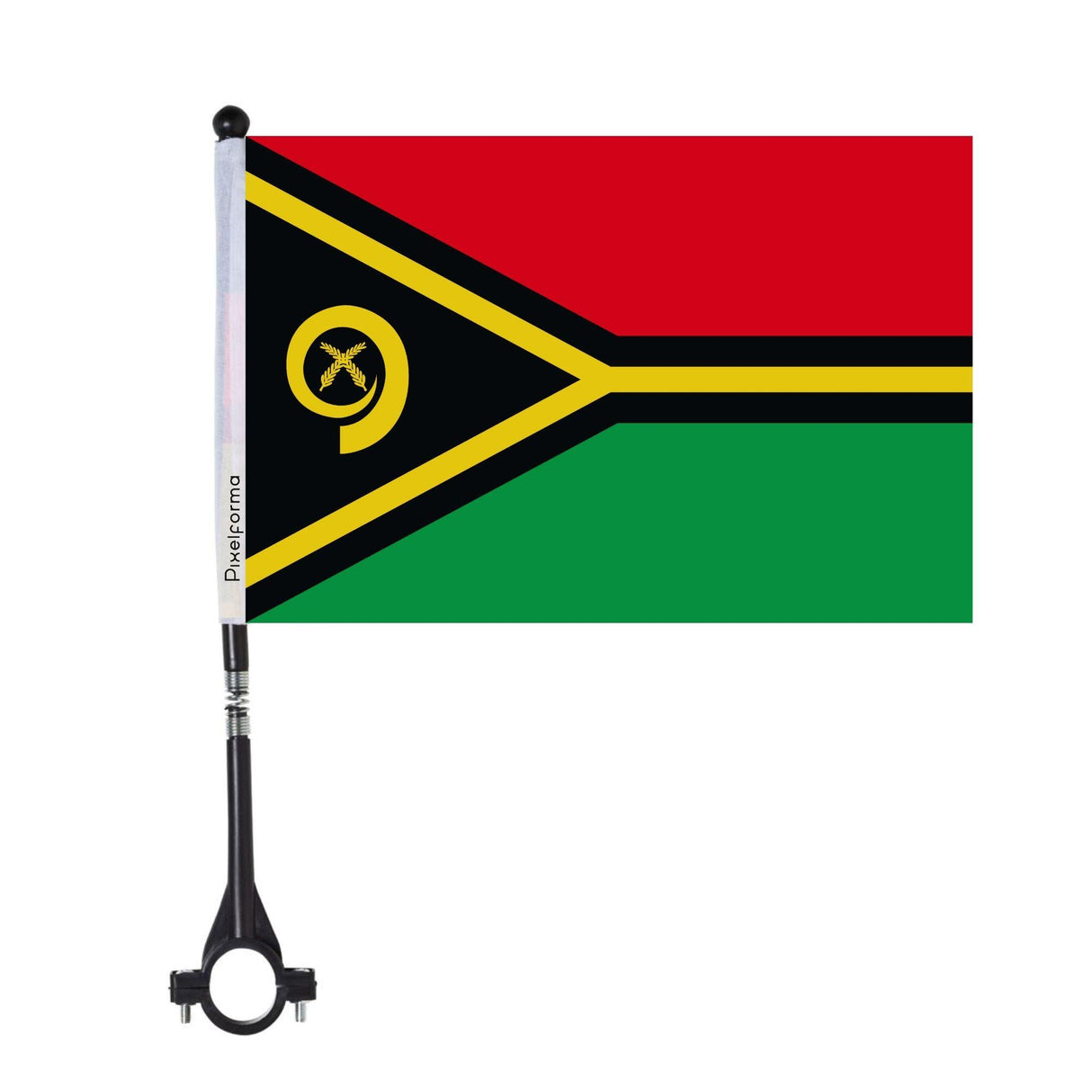 Drapeau de vélo deDrapeau de vélo du Vanuatu en polyester - Pixelforma 