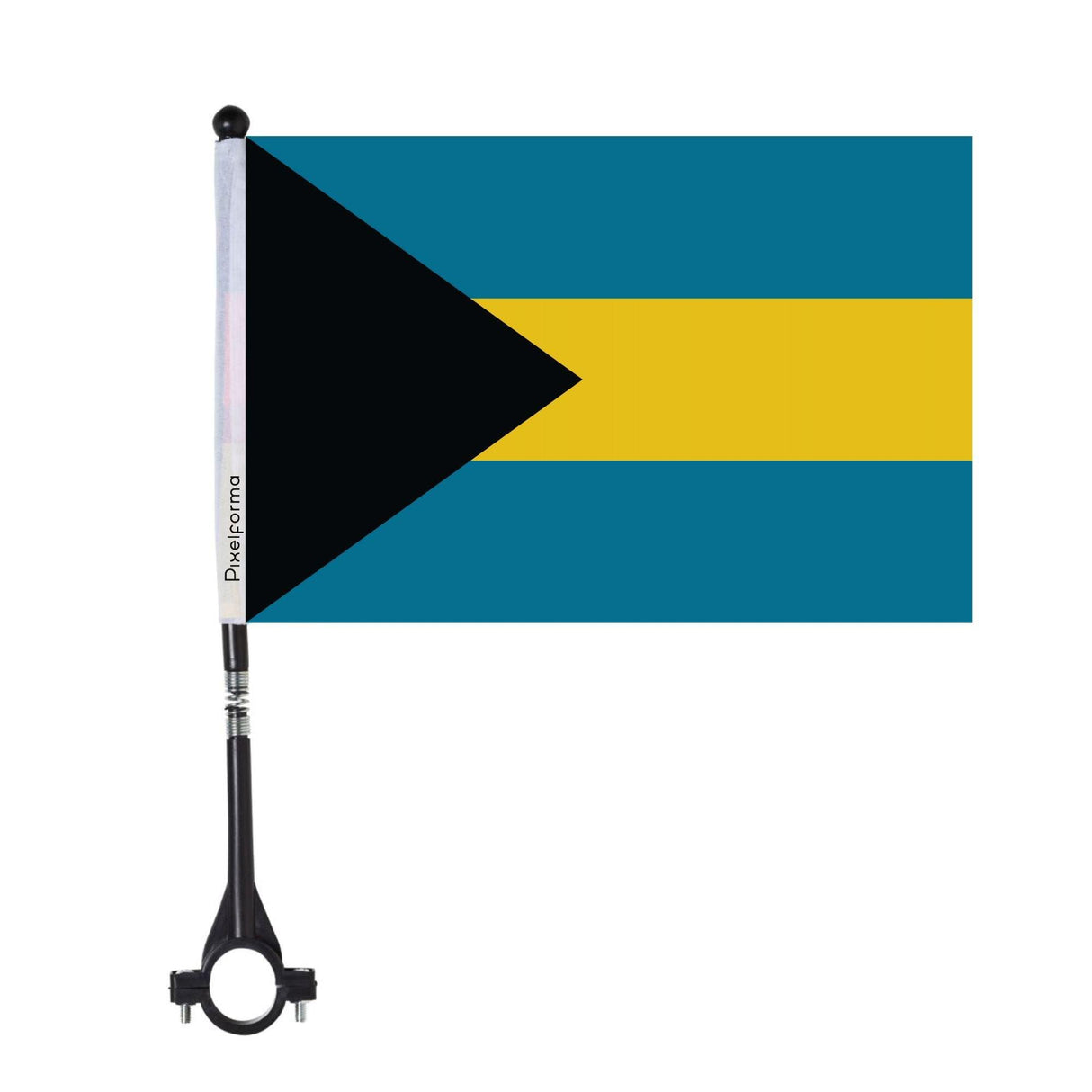 Drapeau de vélo des Bahamas en polyester - Pixelforma 