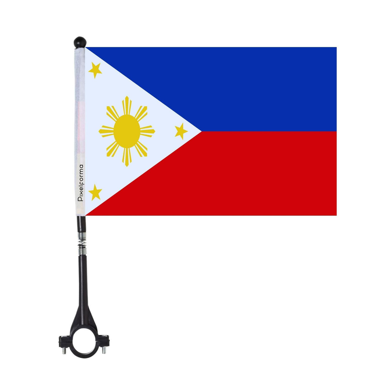 Drapeau de vélo des Philippines en polyester - Pixelforma 