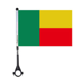 Drapeau de vélo du Bénin en polyester - Pixelforma 