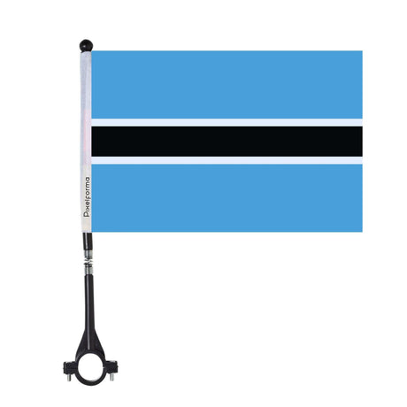 Drapeau de vélo du Botswana en polyester - Pixelforma 