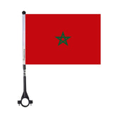 Drapeau de vélo du Maroc en polyester - Pixelforma 
